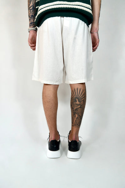 Pantaloncino Elegante In Lino