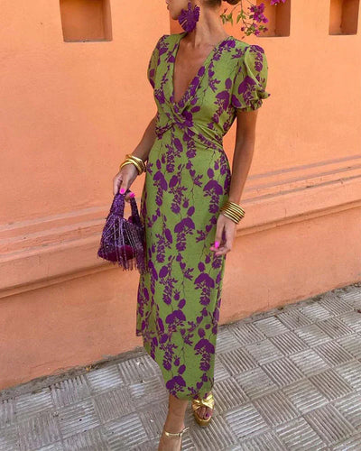 Rhiannon™ | Elegante Abito Stampato Femminile