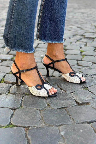 ISABELLA | SANDALI TACCO MEDIO STILE RETRÒ