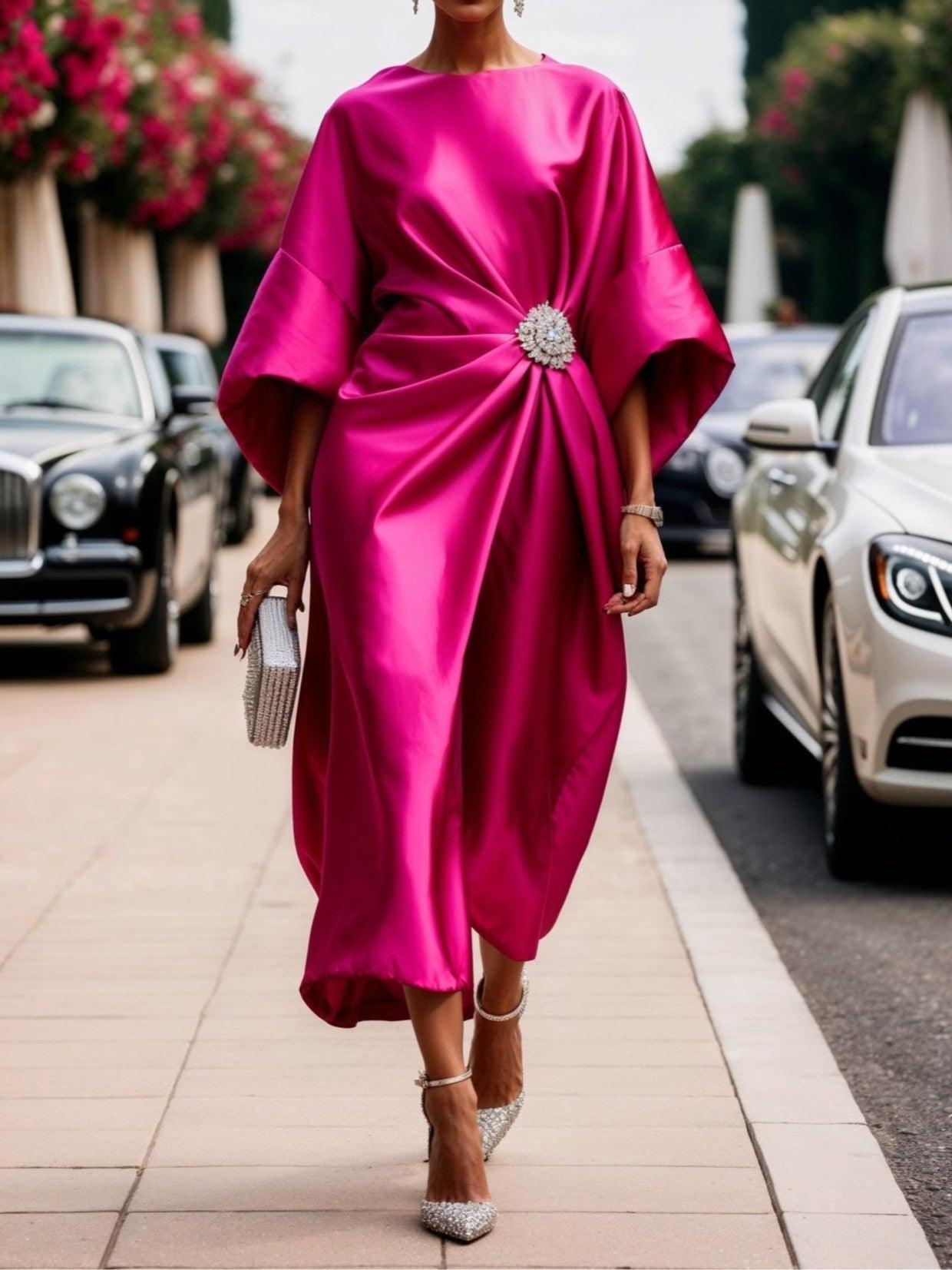 Valentina™ | Abito lungo in satin