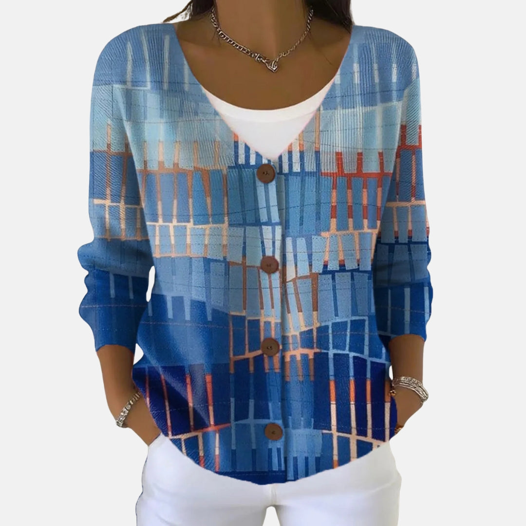 Solenne - Cardigan Elegante per Comfort Quotidiano