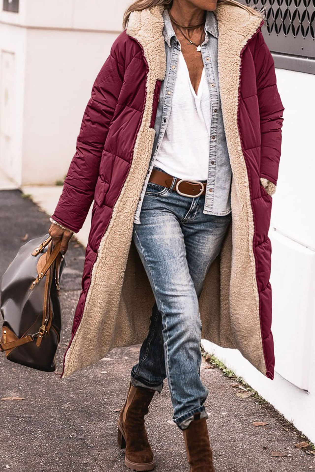 Ginevra | Cappotto invernale lungo e imbottito