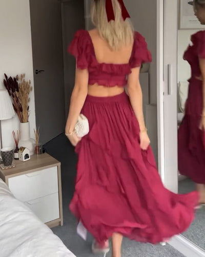 Elisa - Dress with Ruffles
