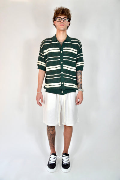 Pantaloncino Elegante In Lino
