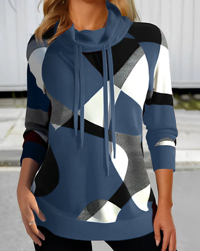 Clara | Maglione con stampa artistica e cappuccio