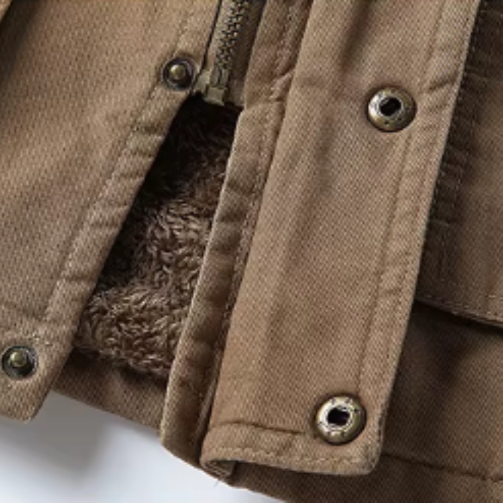 Giacca in cotone casual per la stagione invernale