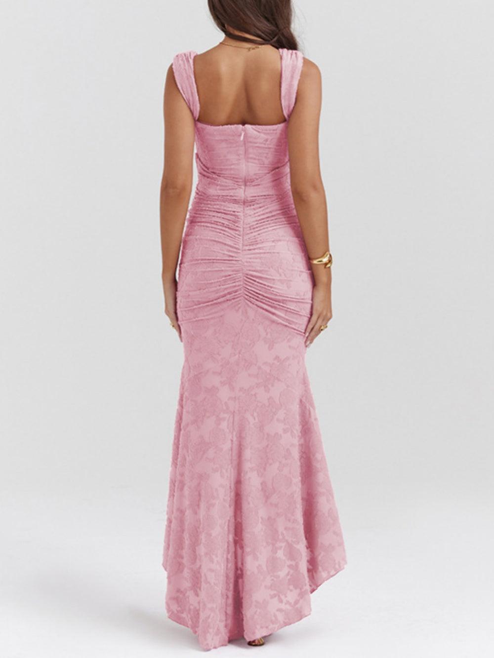 Giada™ | Abito maxi floreale blu