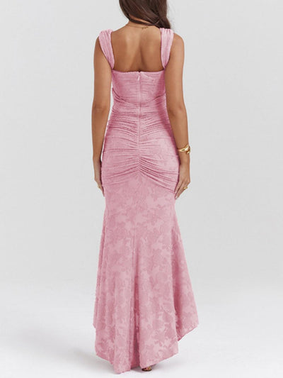 Giada™ | Abito maxi floreale blu