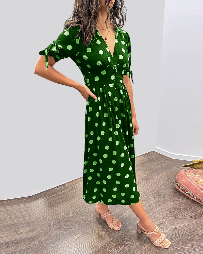 Monique™ | Abito Elegante a Pois