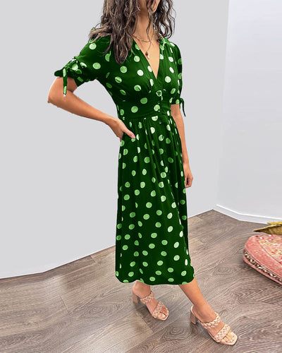 Monique™ | Abito Elegante a Pois
