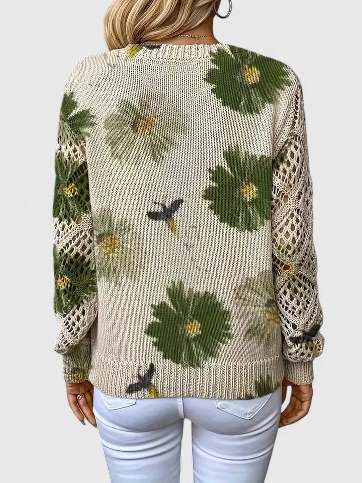 Fiorella™ | Maglione elegante con motivo floreale