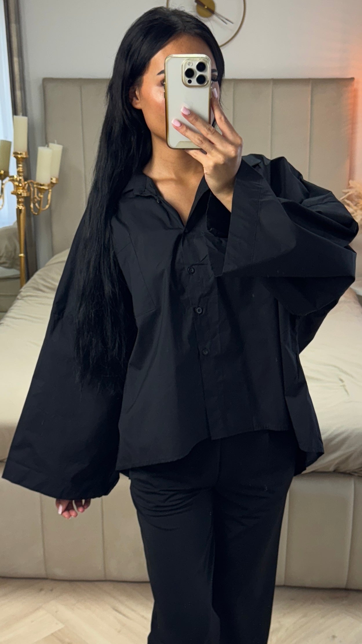 Camicia | In misto cotone oversize