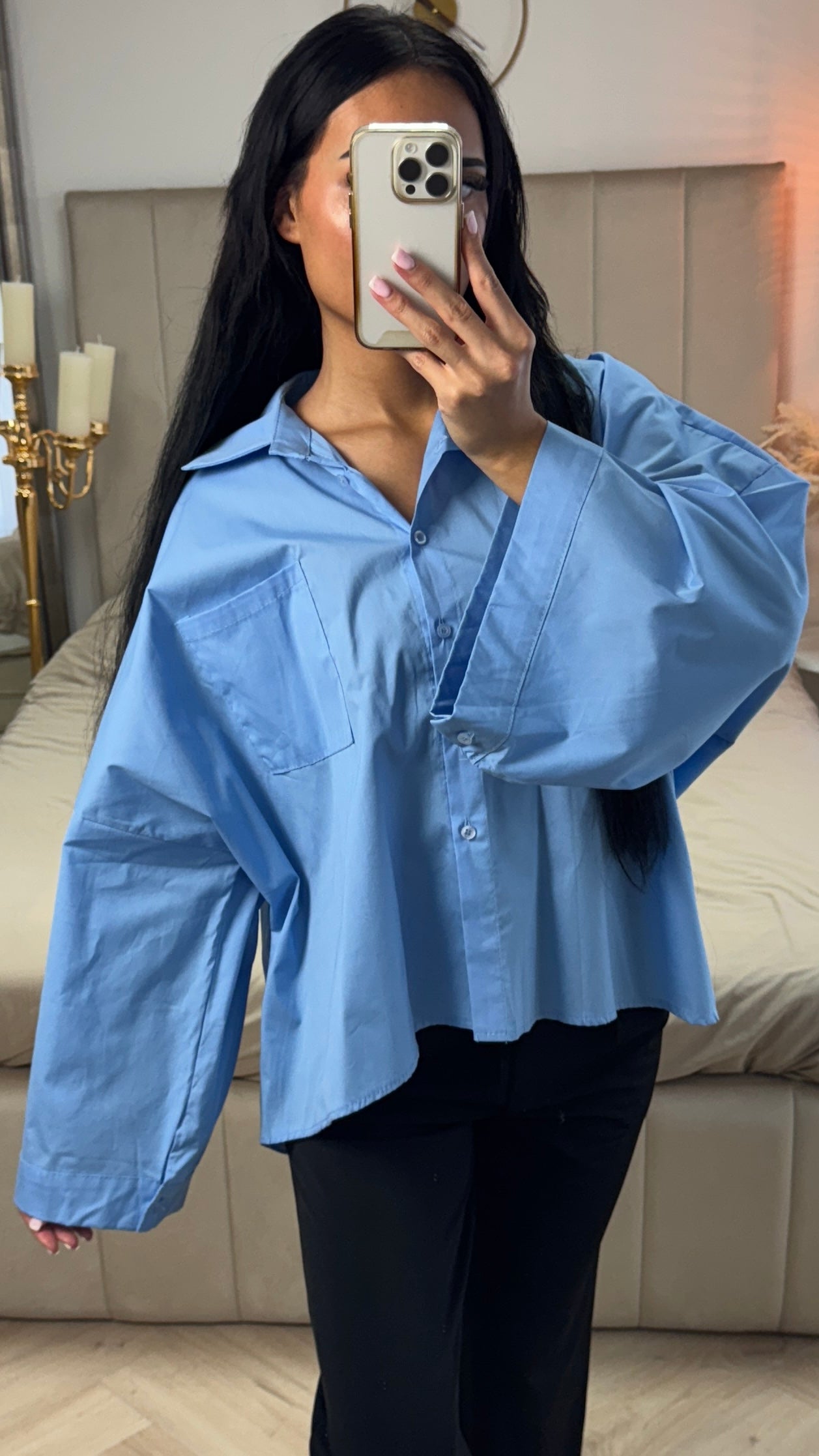 Camicia | In misto cotone oversize
