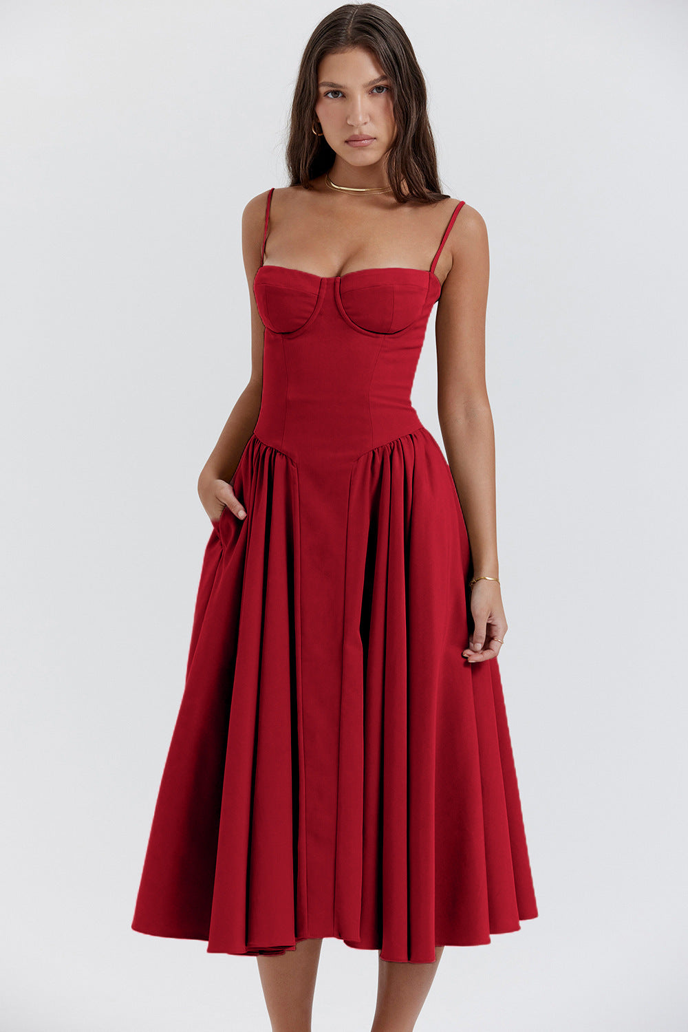 Raffaella™ | Abito midi retrò