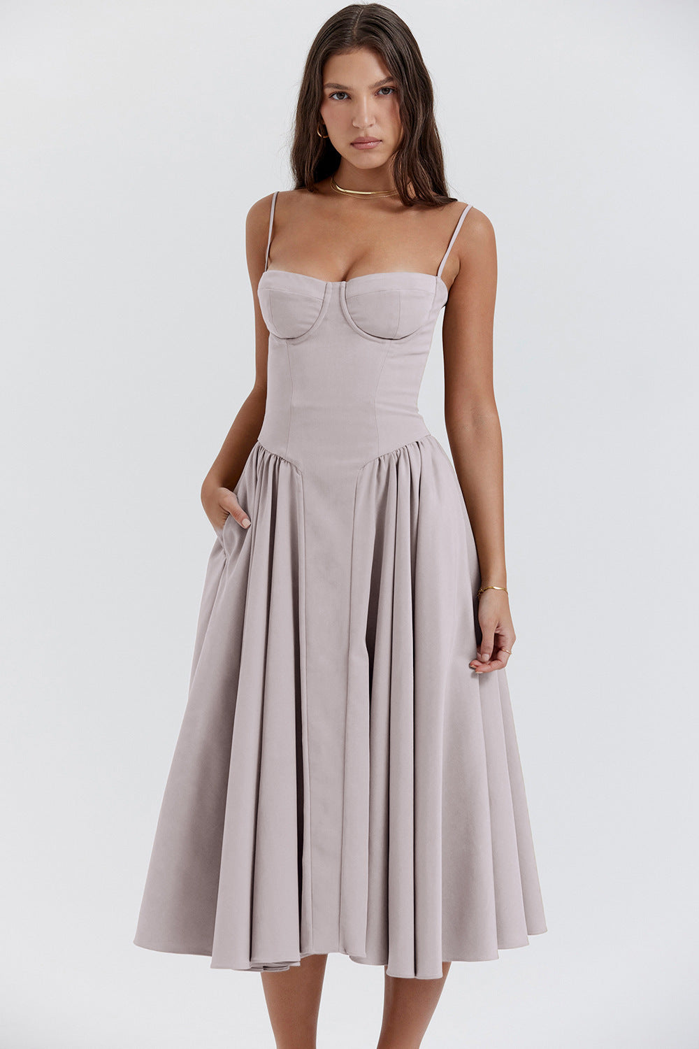 Raffaella™ | Abito midi retrò