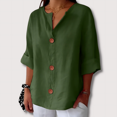 Alessia™ - Blusa de Lino