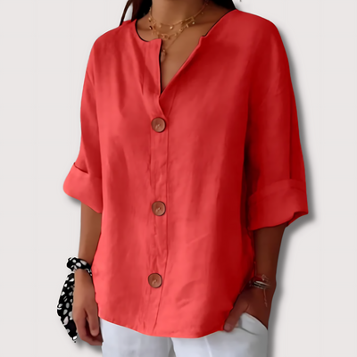 Alessia™ - Blusa de Lino