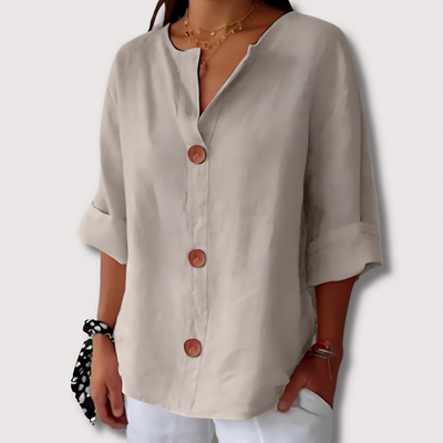 Alessia™ - Blusa de Lino