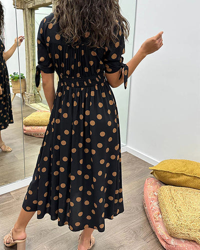 Monique™ | Abito Elegante a Pois