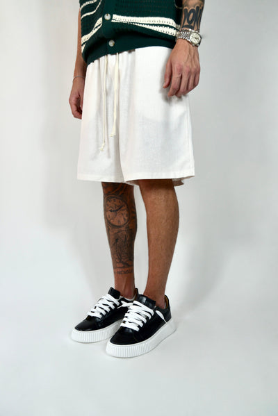 Pantaloncino Elegante In Lino
