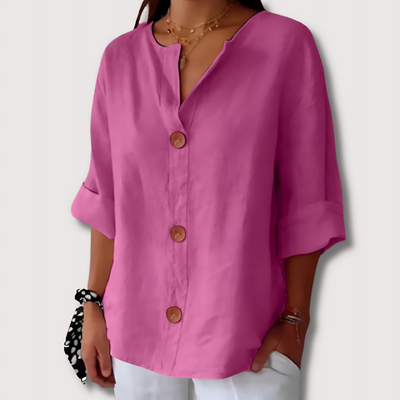 Alessia™ - Blusa de Lino