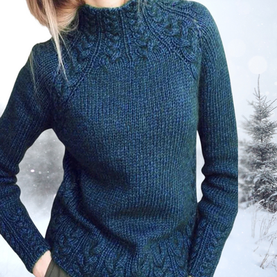 Marijke | Elegante maglione a collo alto