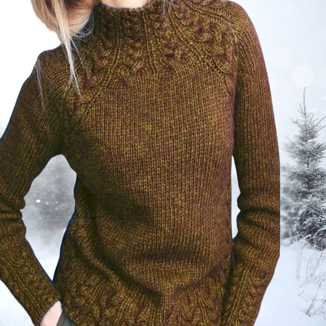 Marijke | Elegante maglione a collo alto