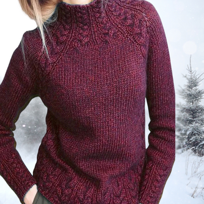 Marijke | Elegante maglione a collo alto