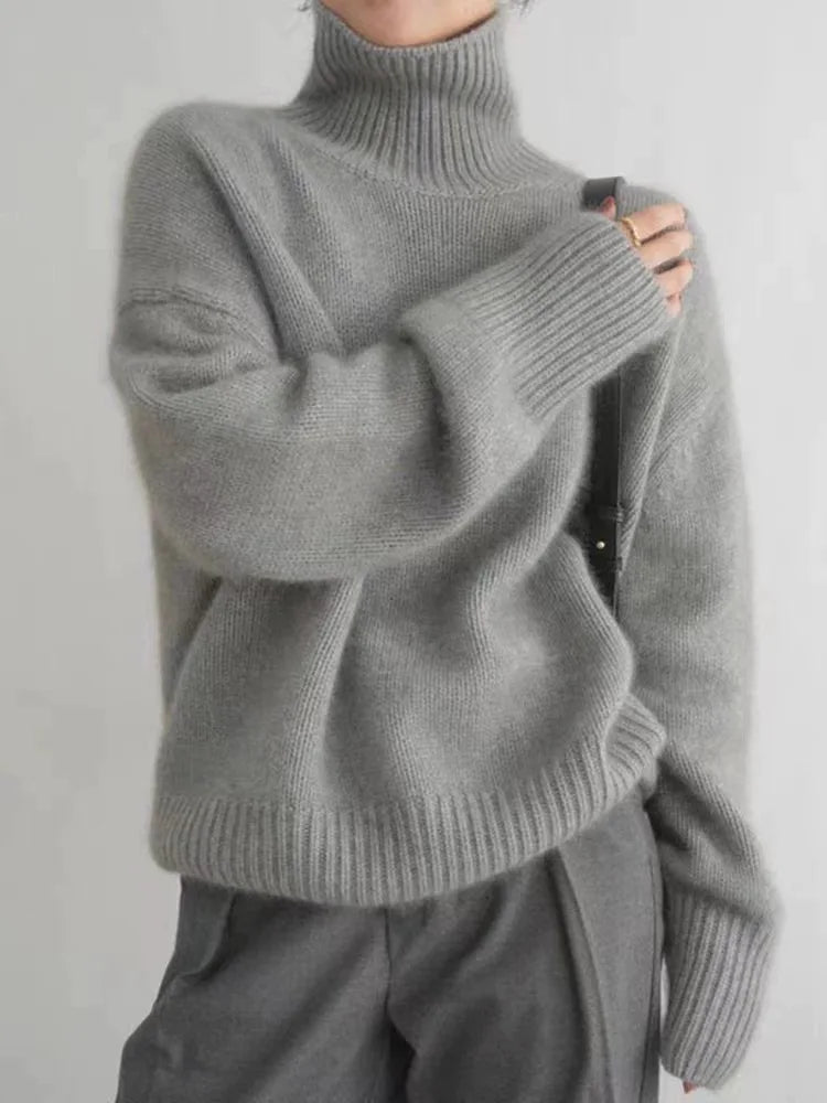 Letizia™ | Maglione in cashmere a collo alto