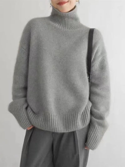 Letizia™ | Maglione in cashmere a collo alto