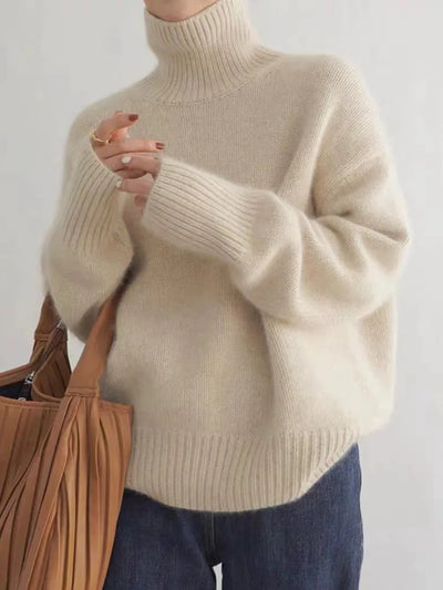 Letizia™ | Maglione in cashmere a collo alto