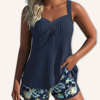 Bianca | elegante Tankini a motivi floreali
