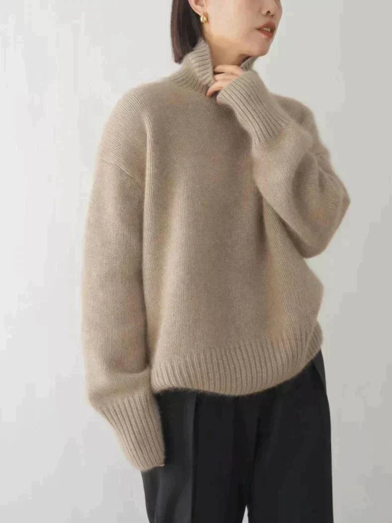 Letizia™ | Maglione in cashmere a collo alto