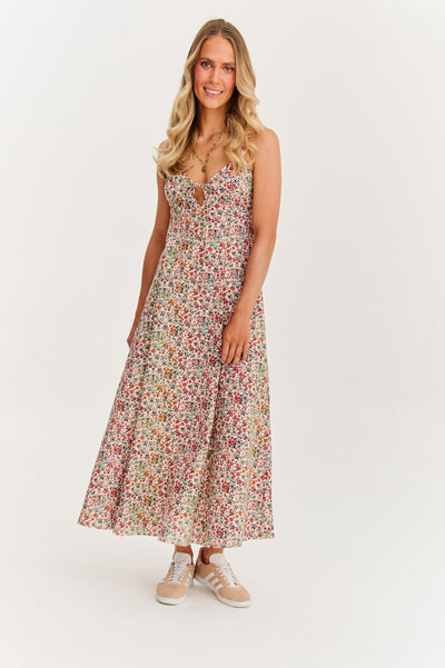 Maxi abito senza spalline Baby Bloom