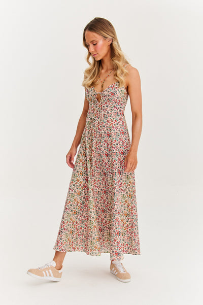 Maxi abito senza spalline Baby Bloom