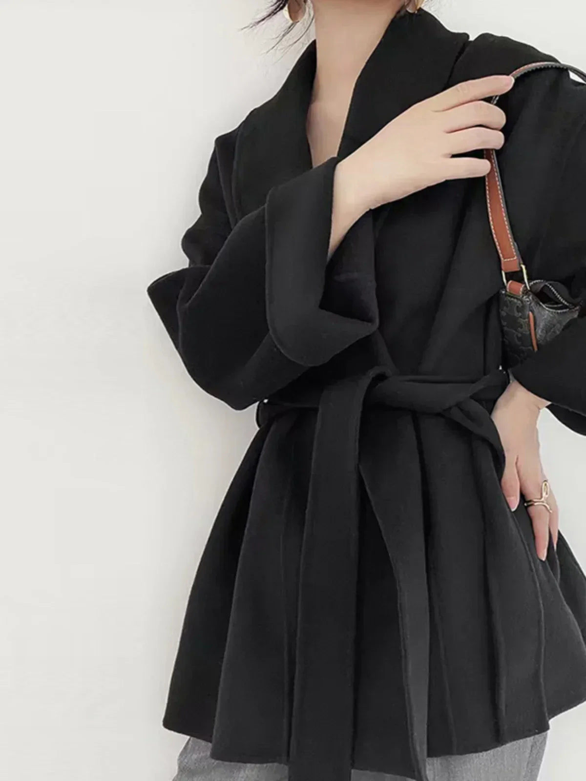 Serafina | Cappotto elegante in morbido tessuto