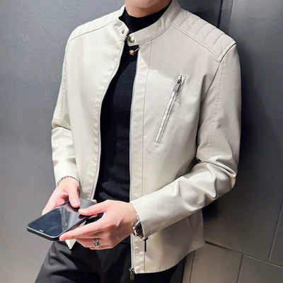 Giacca Elegante in Pelle