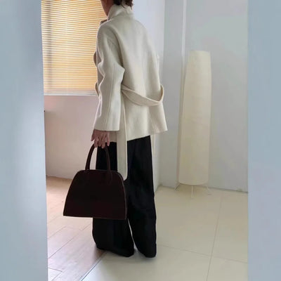 Celestina | Cappotto moderno in pregiata lana