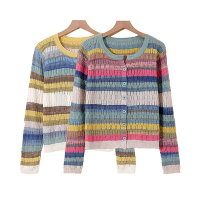 Myrna | Gilet a righe ispirato al vintage