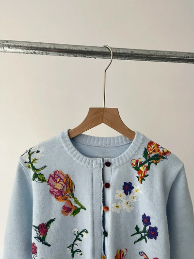 Sahara | Elegante gilet con fiori