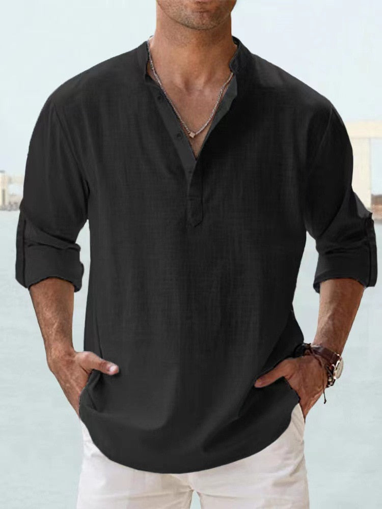 Marcello™ | Camicia in Lino Traspirante
