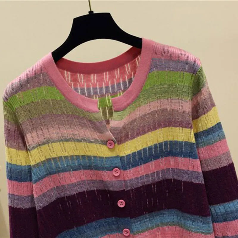 Myrna | Gilet a righe ispirato al vintage