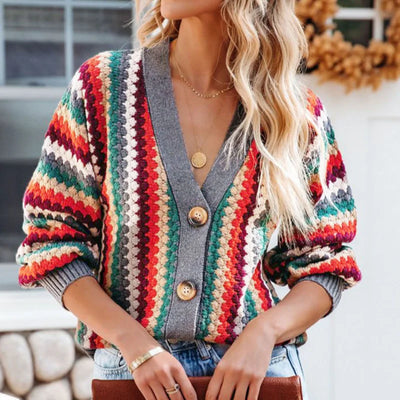 Amalia | Giacca retro multicolore