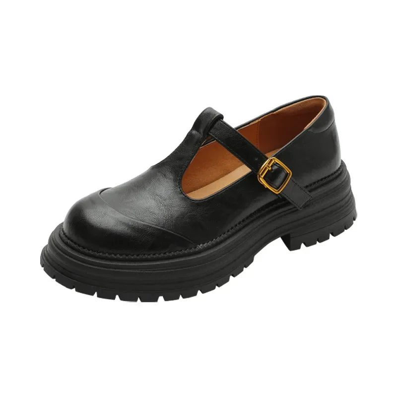Chiara | Eleganti Scarpe Mary Jane in Pelle di Alta Qualità