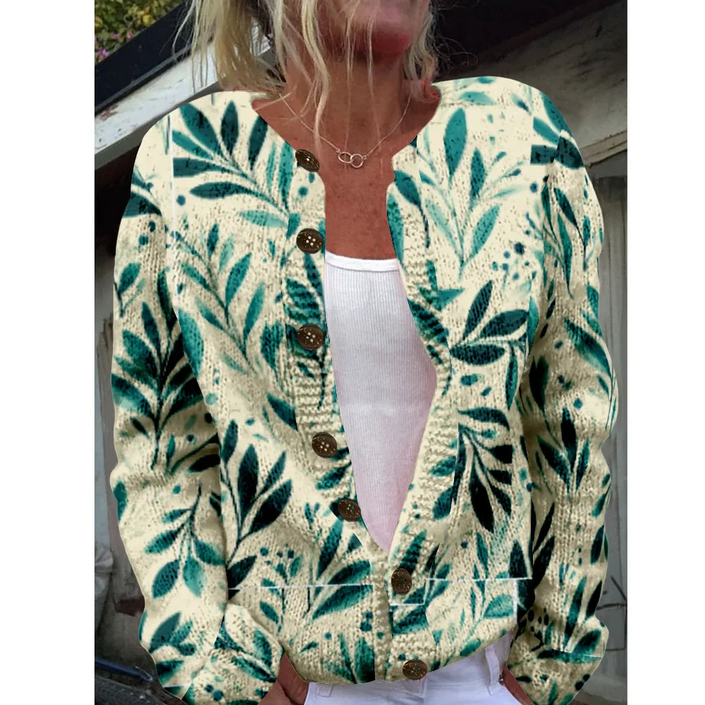 Nicolette | Giacca elegante con stampa