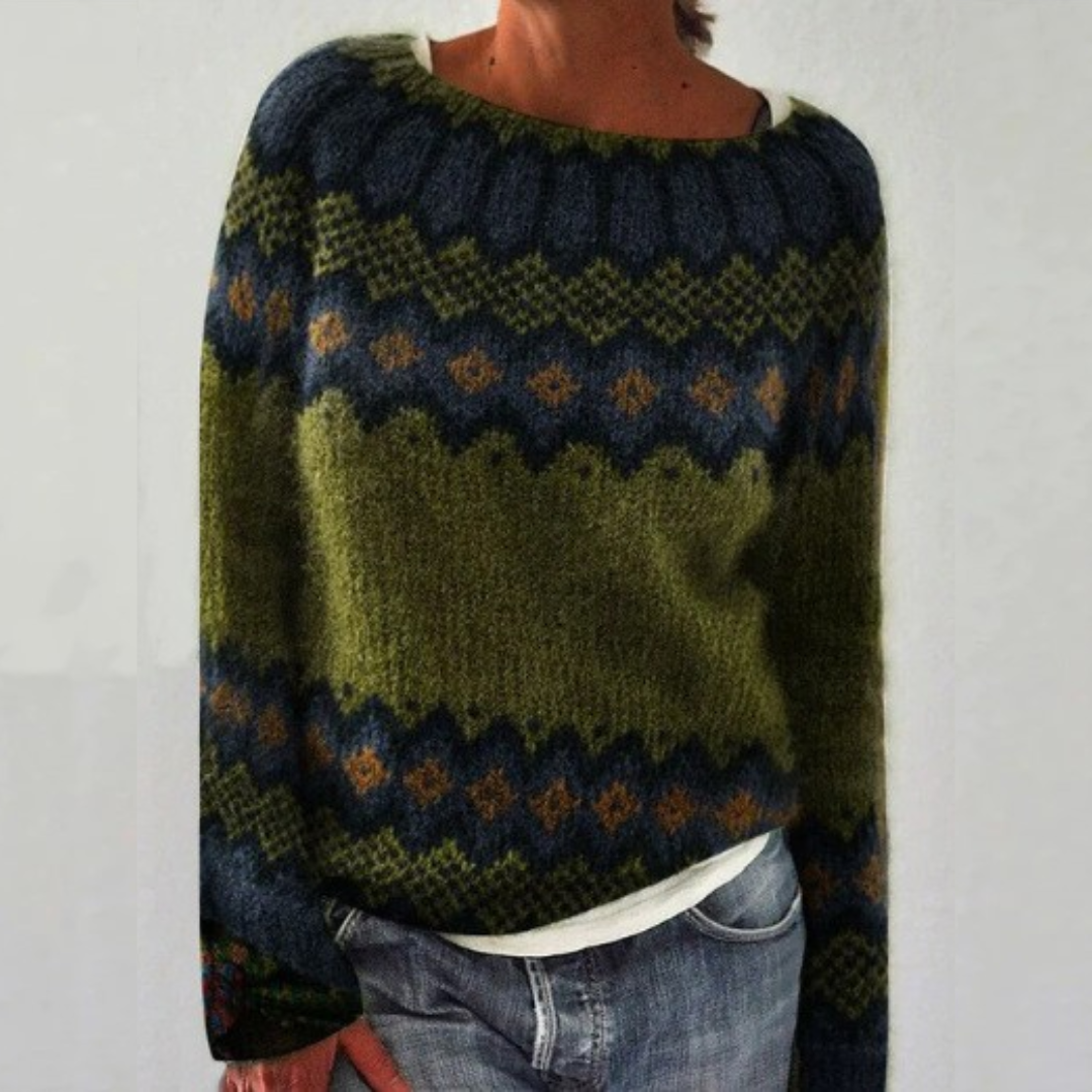 Anita™ - Confortable Pull Rétro