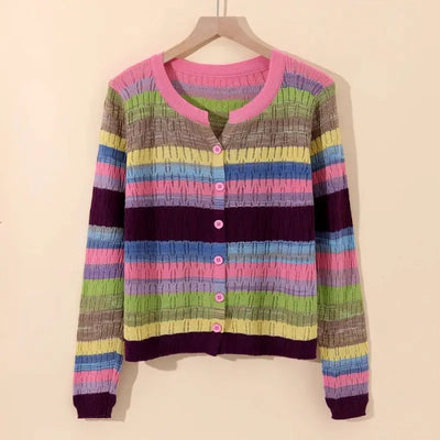 Myrna | Gilet a righe ispirato al vintage