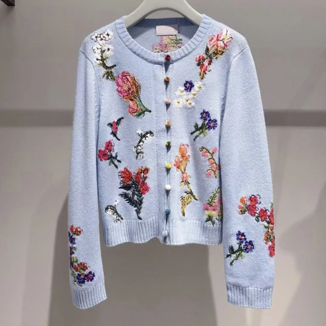 Sahara | Elegante gilet con fiori