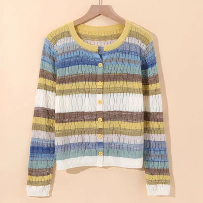 Myrna | Gilet a righe ispirato al vintage