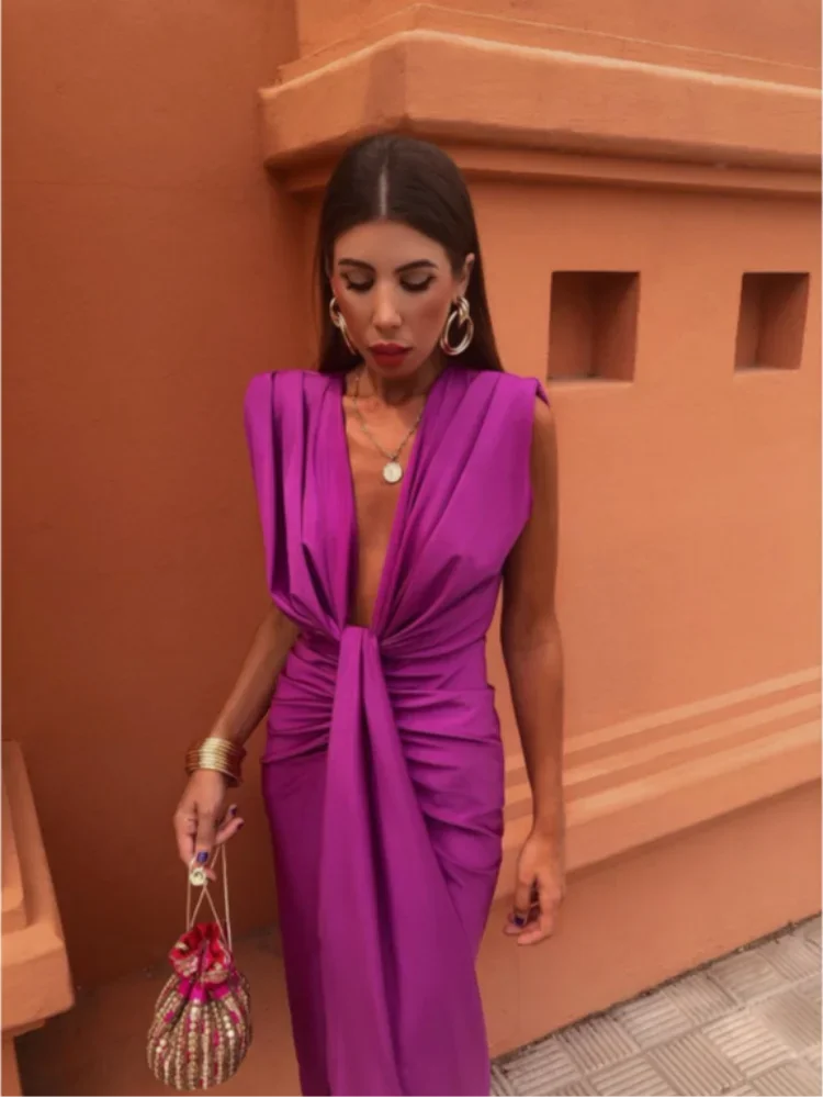 Sofia | Abito plissé elegante